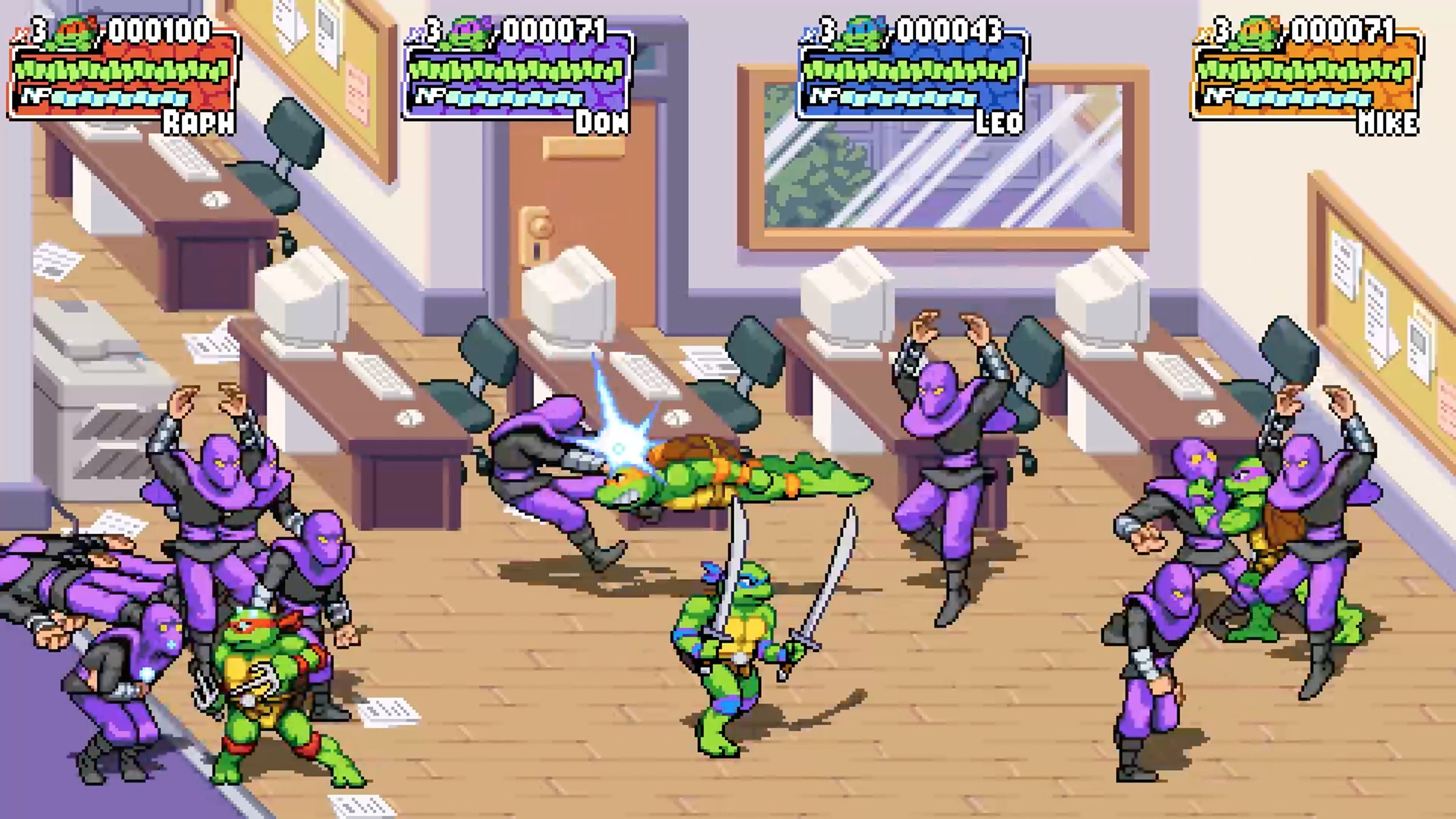 Скриншот из игры Teenage Mutant Ninja Turtles: Shredder's Revenge - 5