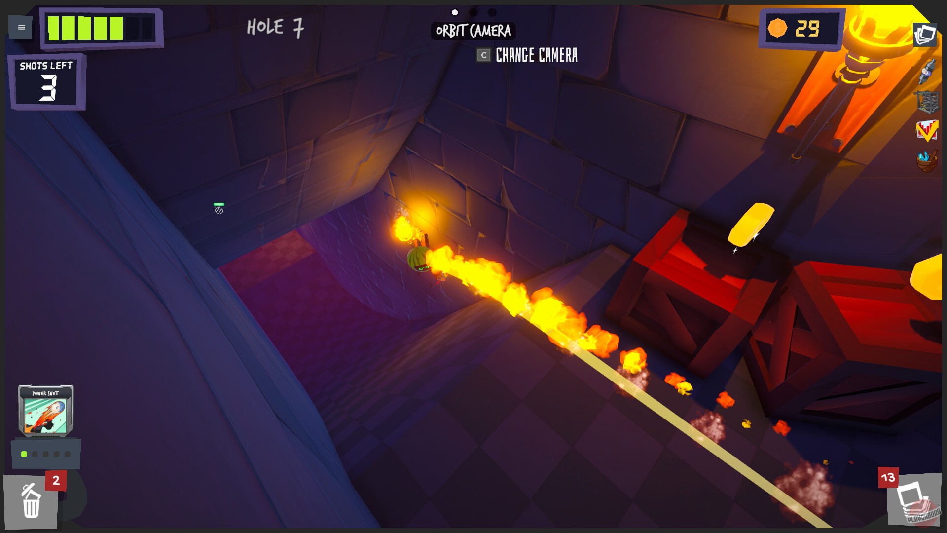 Скриншот из игры Golfie - 10