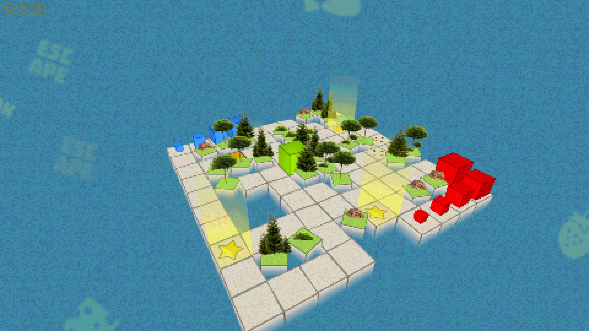 Скриншот из игры QUBIC - 1