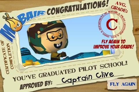 Скриншот из игры Captain Clive's Pilot Challenge - 2
