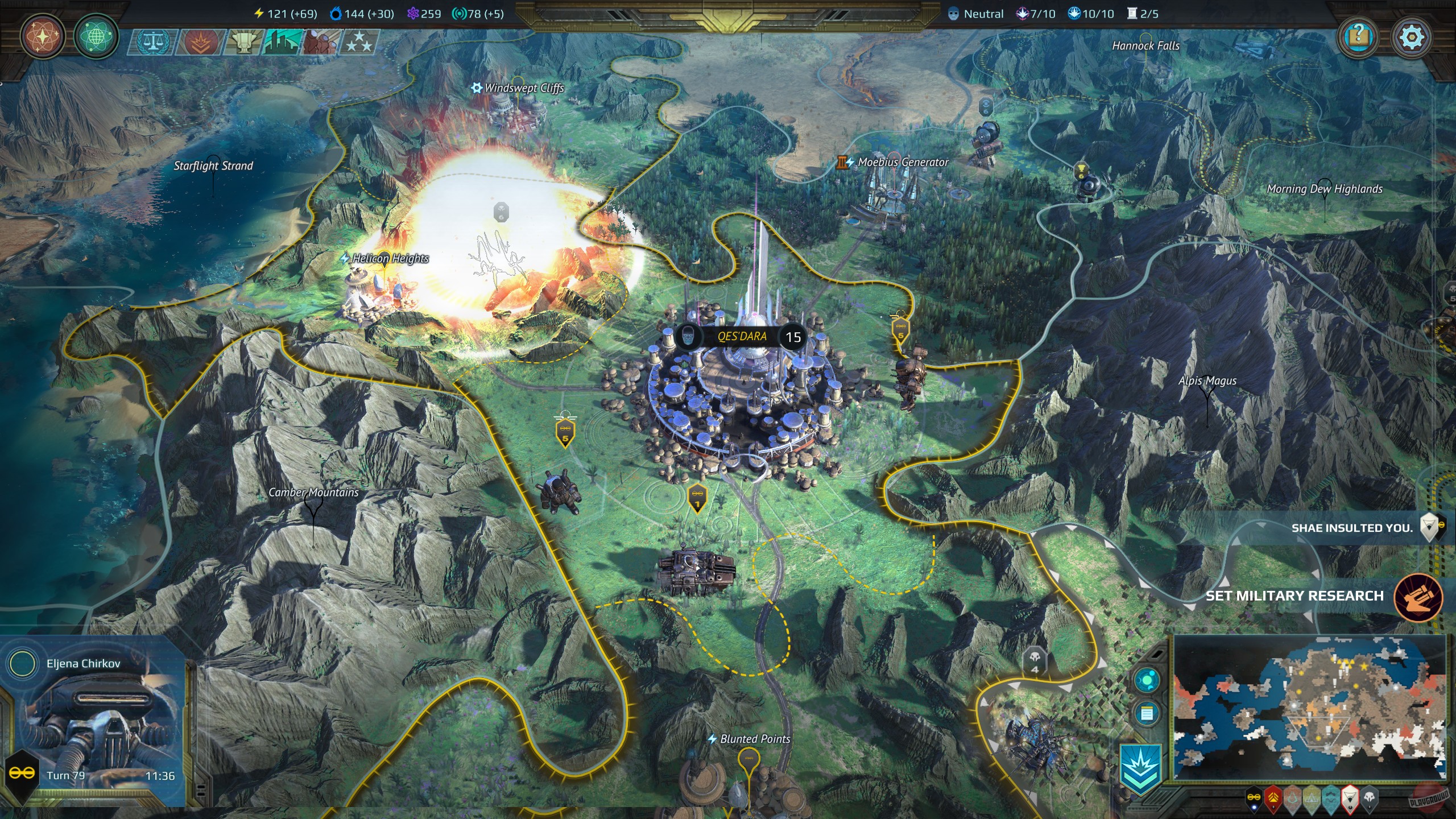 Скриншот из игры Age of Wonders: Planetfall - 54