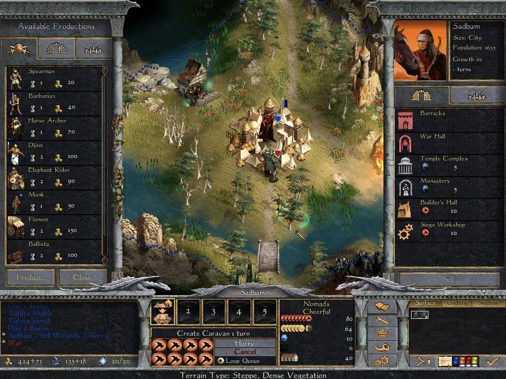 Скриншот из игры Age of Wonders: Shadow Magic - 39
