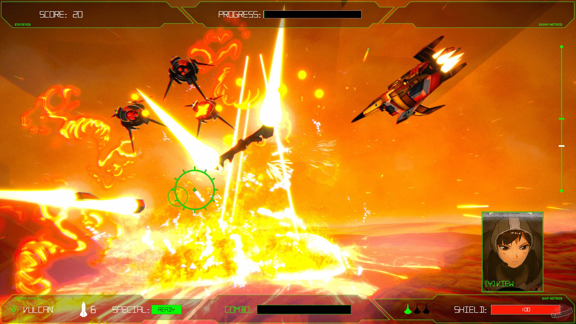 Скриншот из игры ROGUE FLIGHT - 7