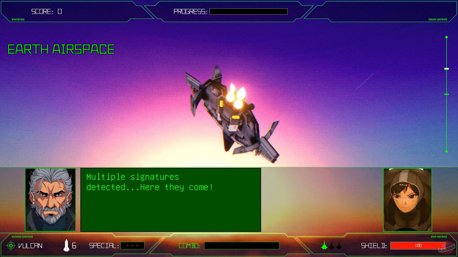 Скриншот из игры ROGUE FLIGHT - 3