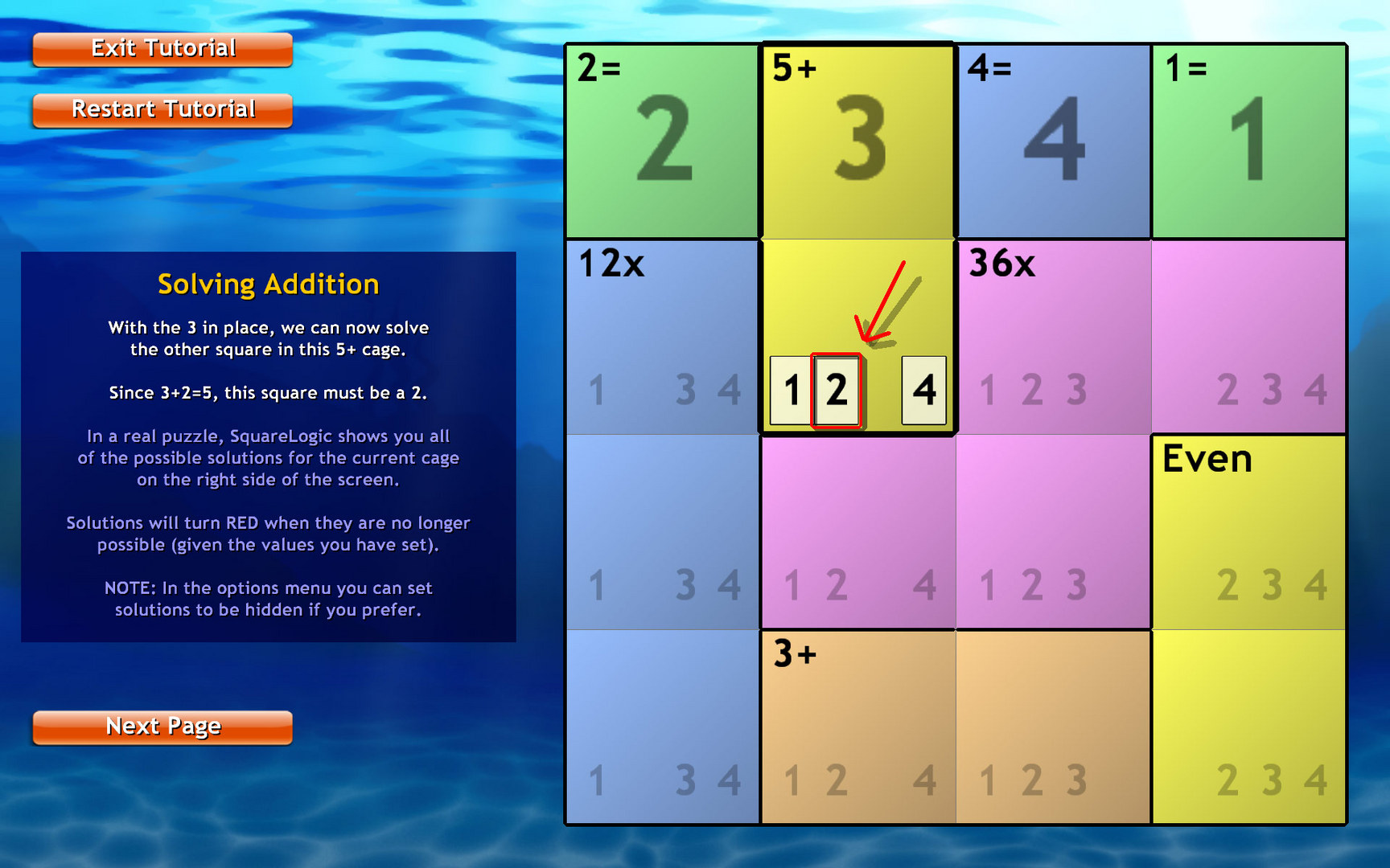 Скриншот из игры Everyday Genius: SquareLogic - 12