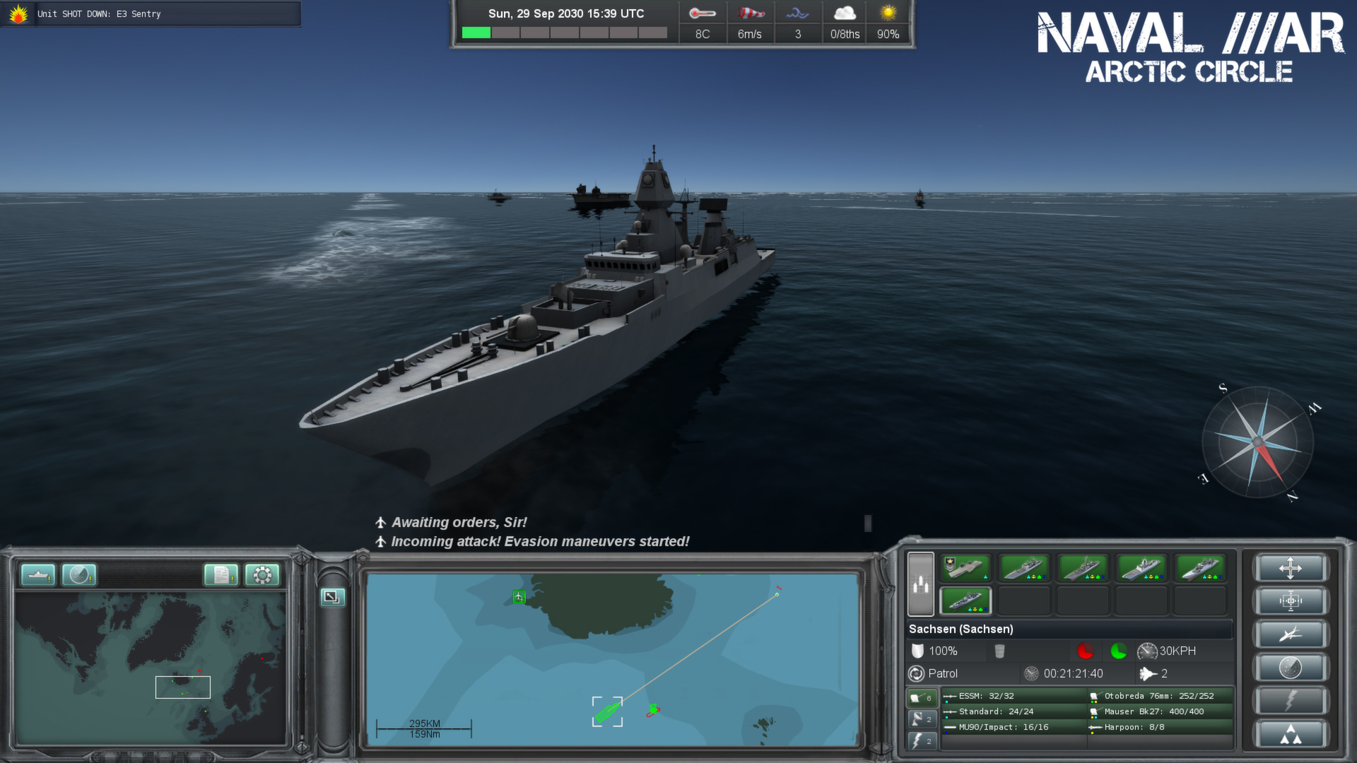 Скриншот из игры Naval War: Arctic Circle - 22