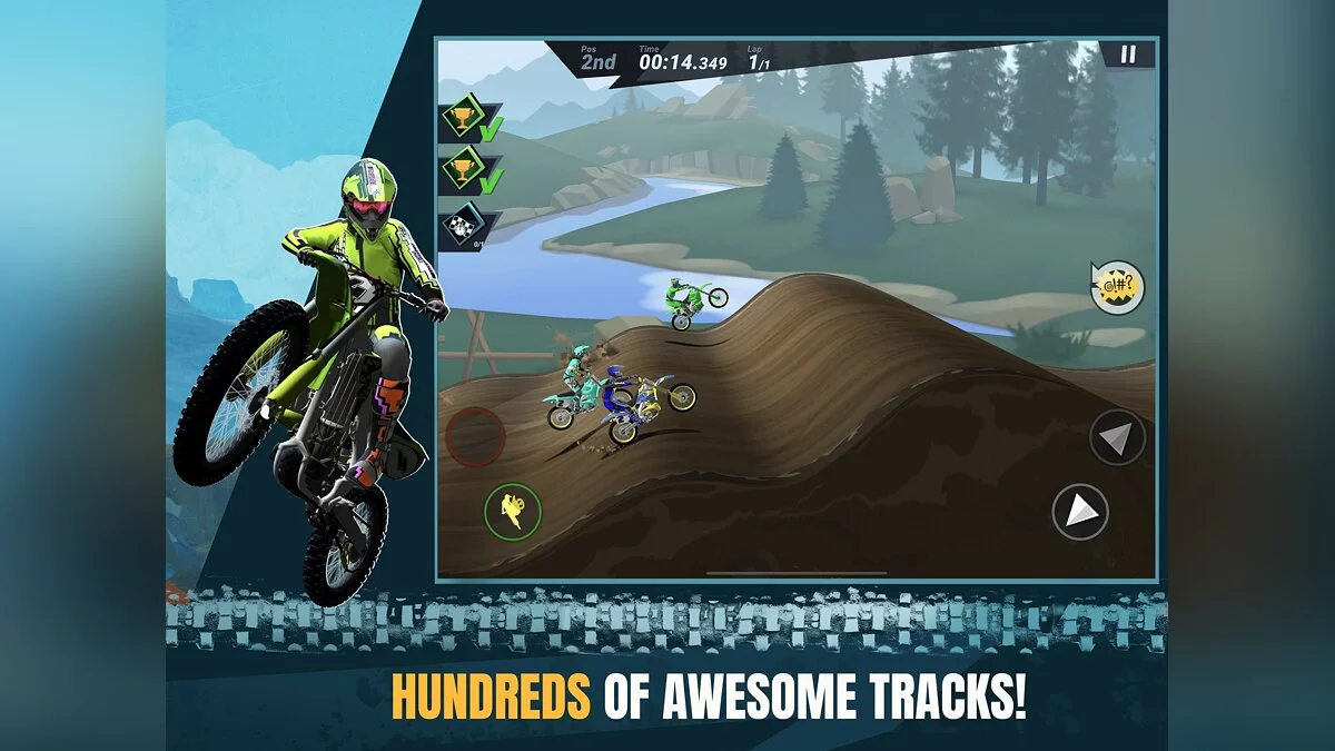Скриншот из игры Mad Skills Motocross 3 - 5