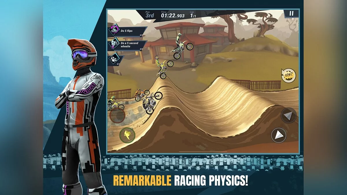 Скриншот из игры Mad Skills Motocross 3 - 3