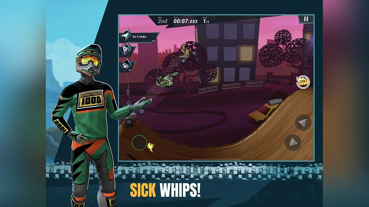 Скриншот из игры Mad Skills Motocross 3 - 1