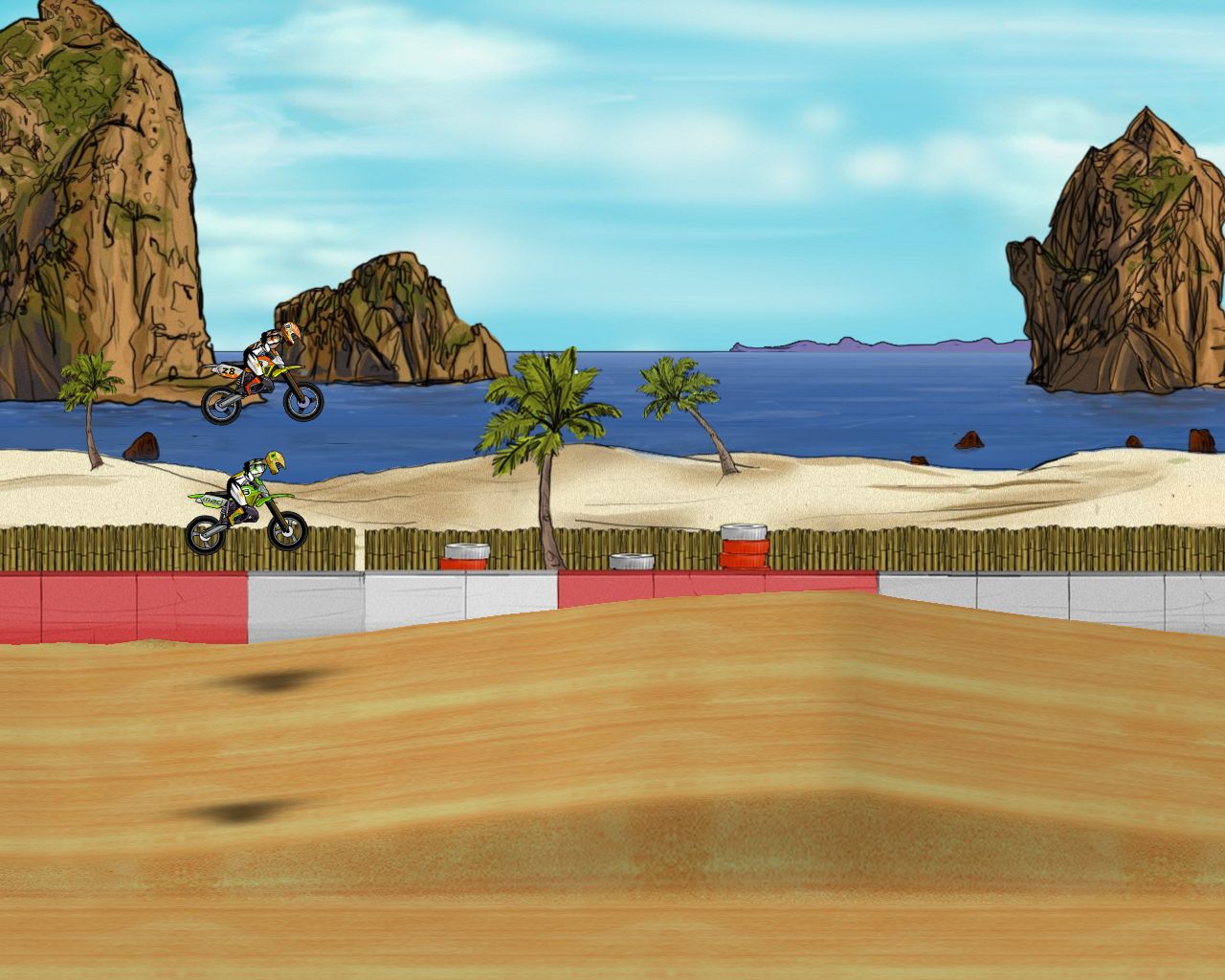 Скриншот из игры Mad Skills Motocross - 6