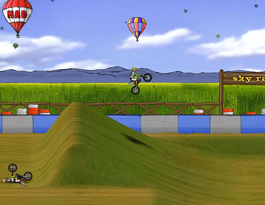 Скриншот из игры Mad Skills Motocross - 1
