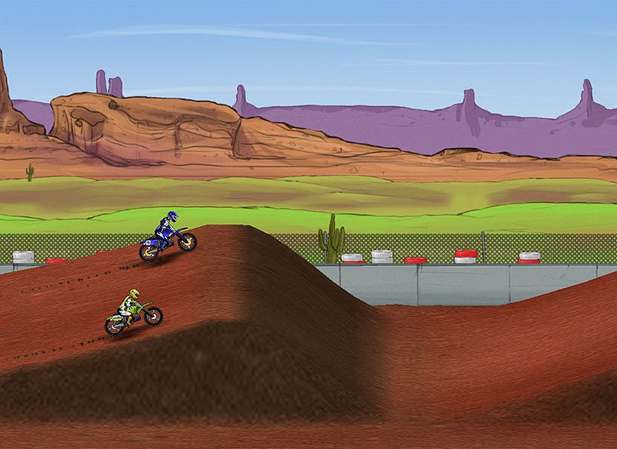 Скриншот из игры Mad Skills Motocross - 2