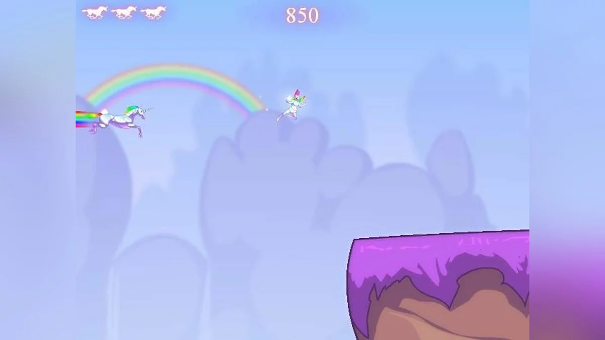 Скриншот из игры Robot Unicorn Attack - 11