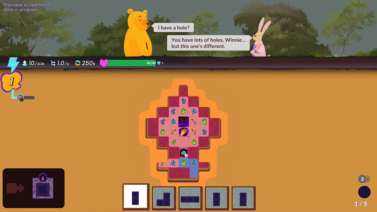 Скриншот из игры Winnie's Hole - 19