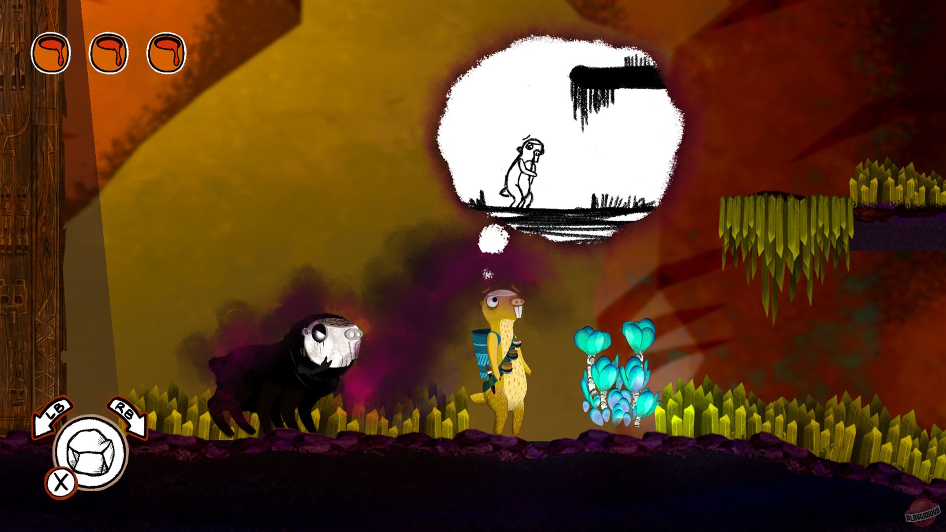 Скриншот из игры Duru - About Mole Rats and Depression - 22