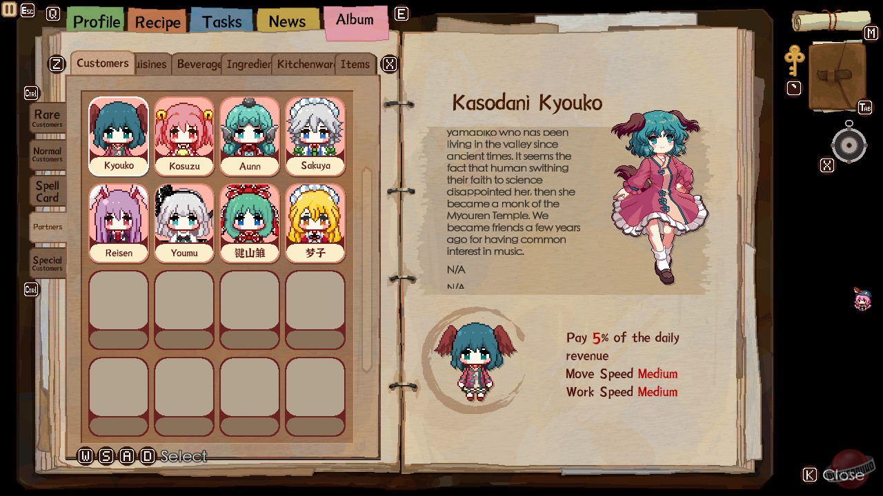 Скриншот из игры Touhou Mystia's Izakaya - 32