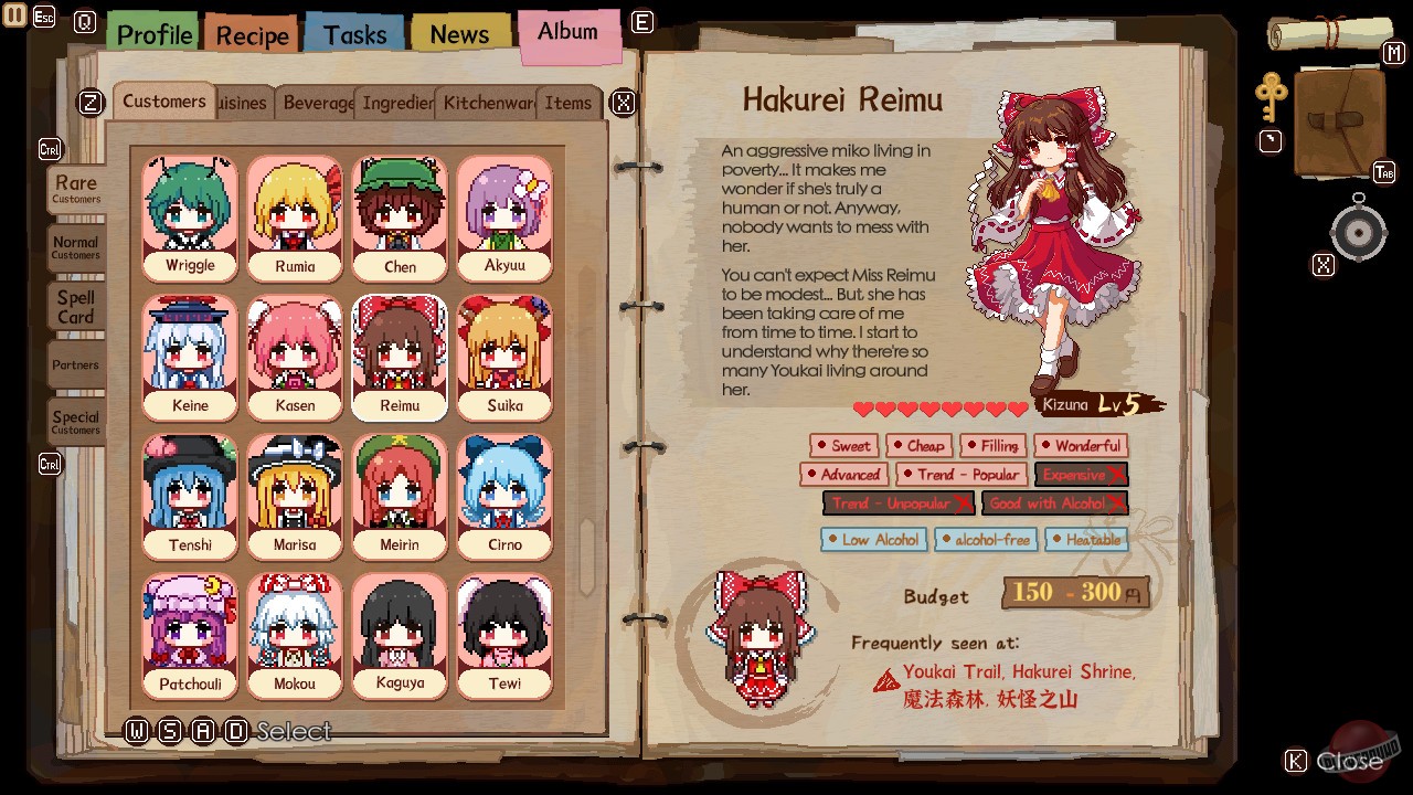 Скриншот из игры Touhou Mystia's Izakaya - 6