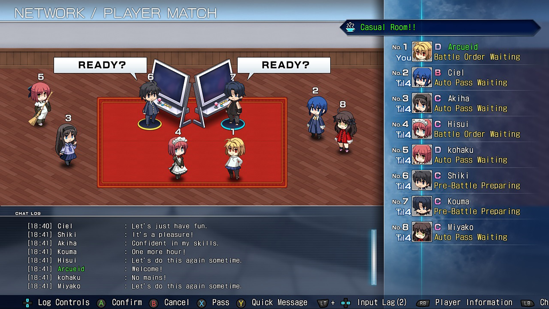 Скриншот из игры MELTY BLOOD: TYPE LUMINA - 7