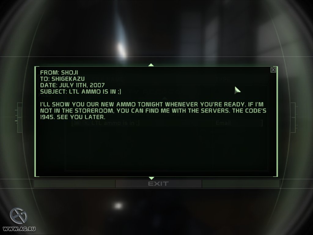 Скриншот из игры Tom Clancy's Splinter Cell: Chaos Theory - 140