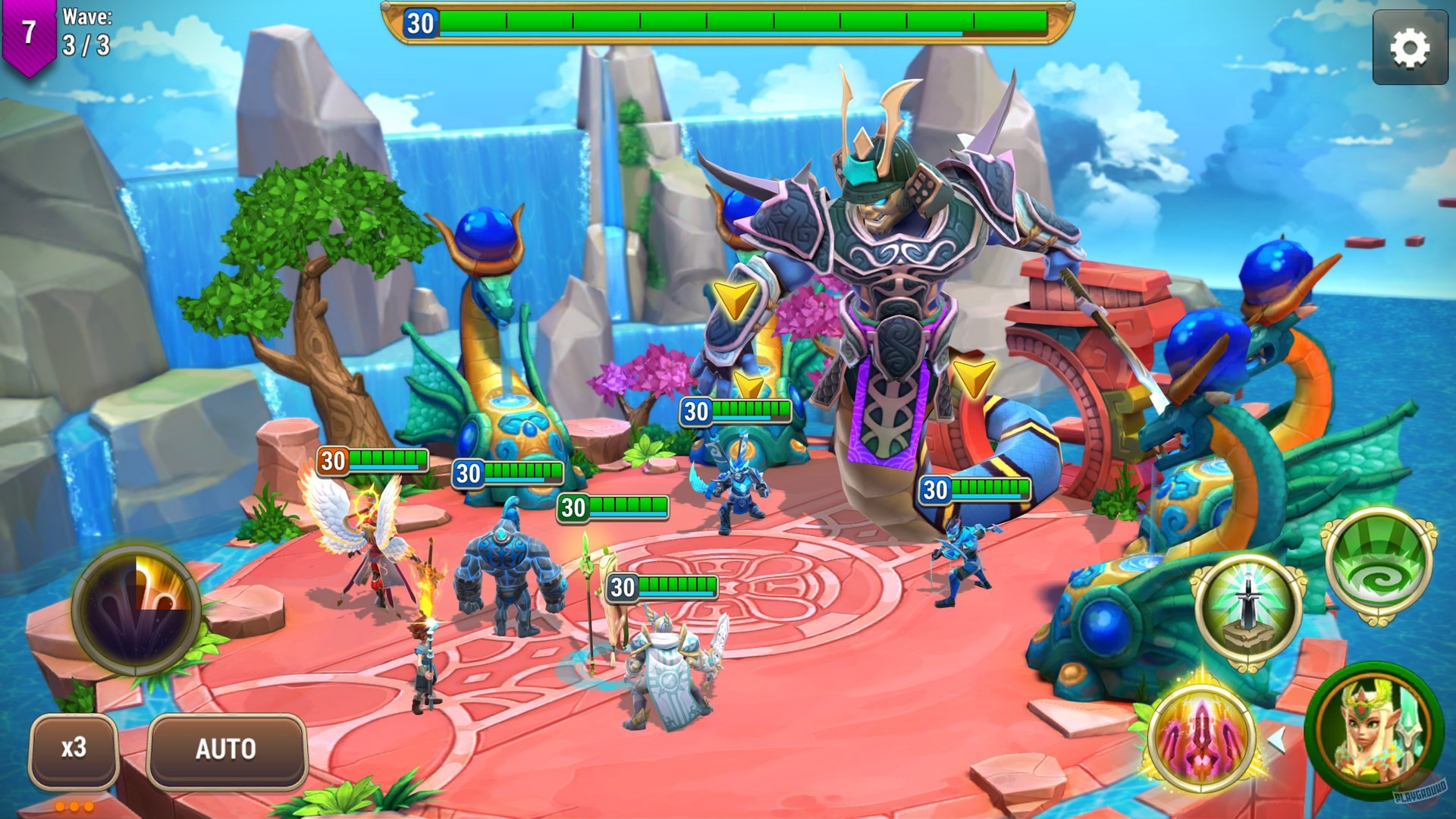 Скриншот из игры Might & Magic: Elemental Guardians - 3