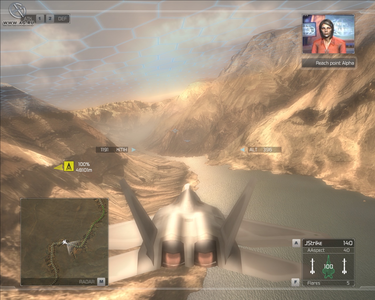 Скриншот из игры Tom Clancy's H.A.W.X. - 196