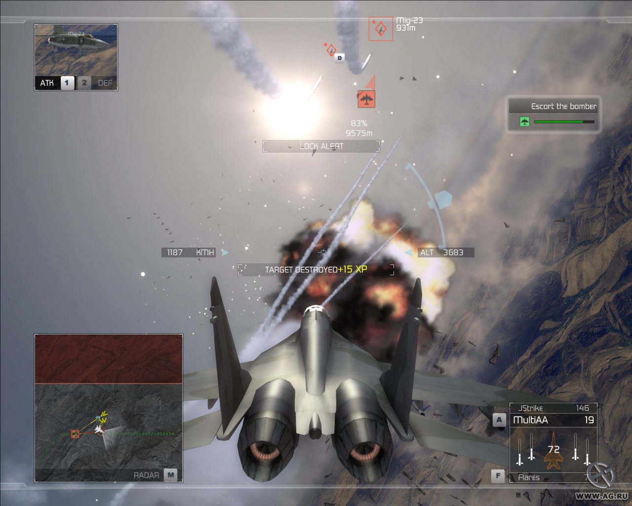 Скриншот из игры Tom Clancy's H.A.W.X. - 195