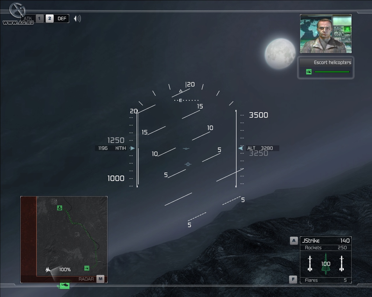 Скриншот из игры Tom Clancy's H.A.W.X. - 160