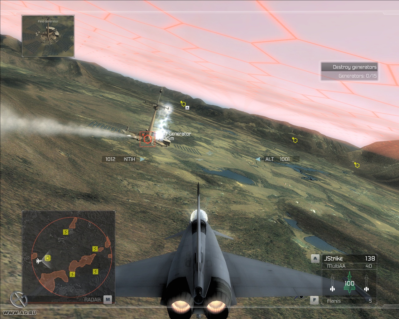Скриншот из игры Tom Clancy's H.A.W.X. - 198
