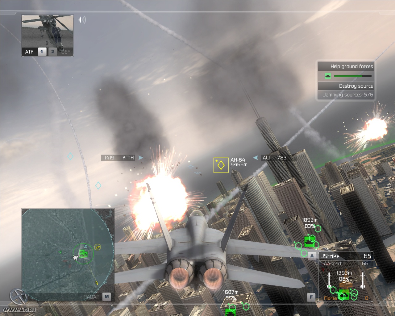 Скриншот из игры Tom Clancy's H.A.W.X. - 148