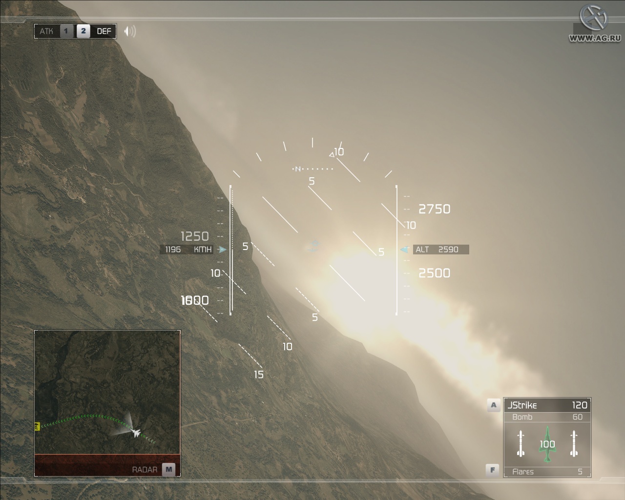 Скриншот из игры Tom Clancy's H.A.W.X. - 175