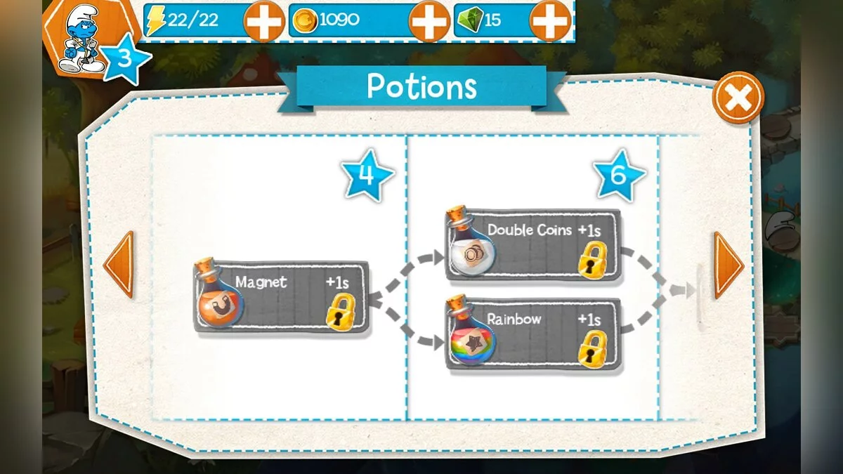 Скриншот из игры Smurfs Epic Run - 15