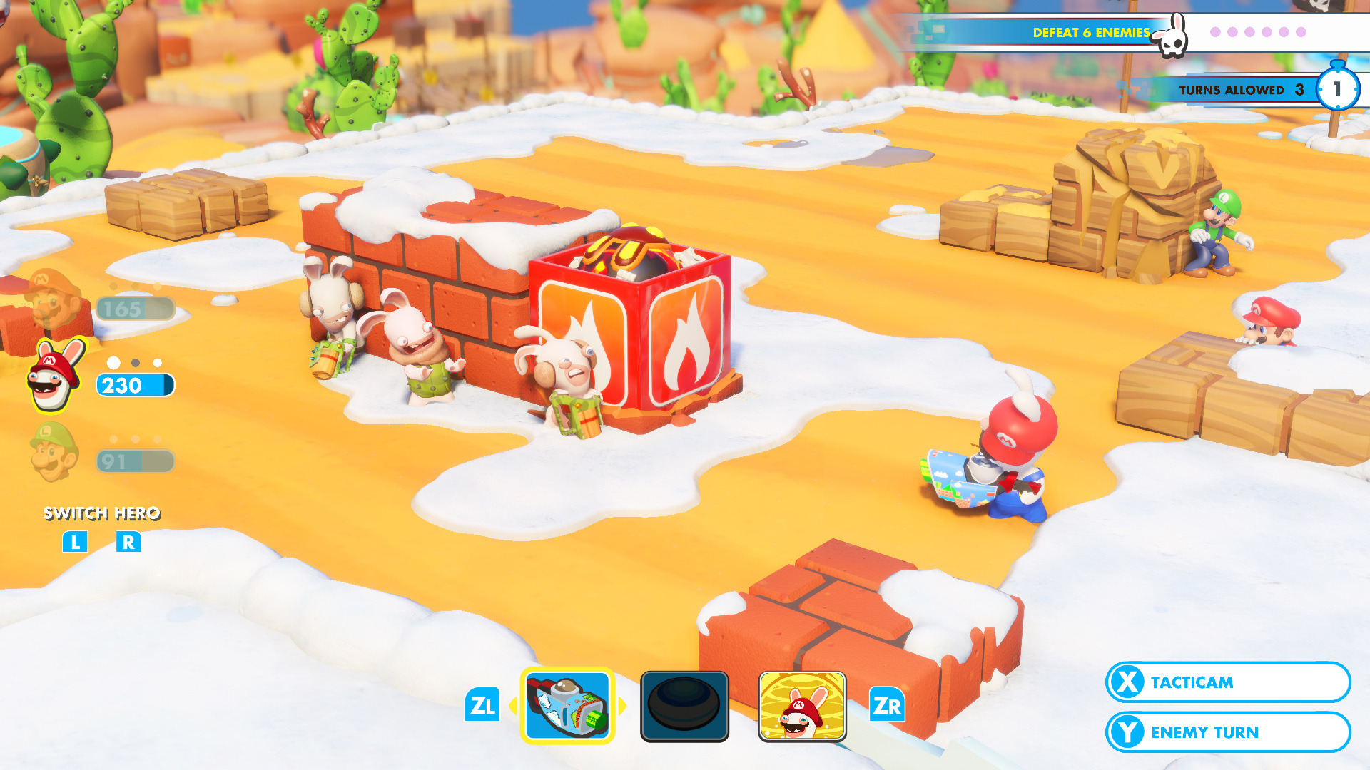 Скриншот из игры Mario+Rabbids: Kingdom Battle - 34