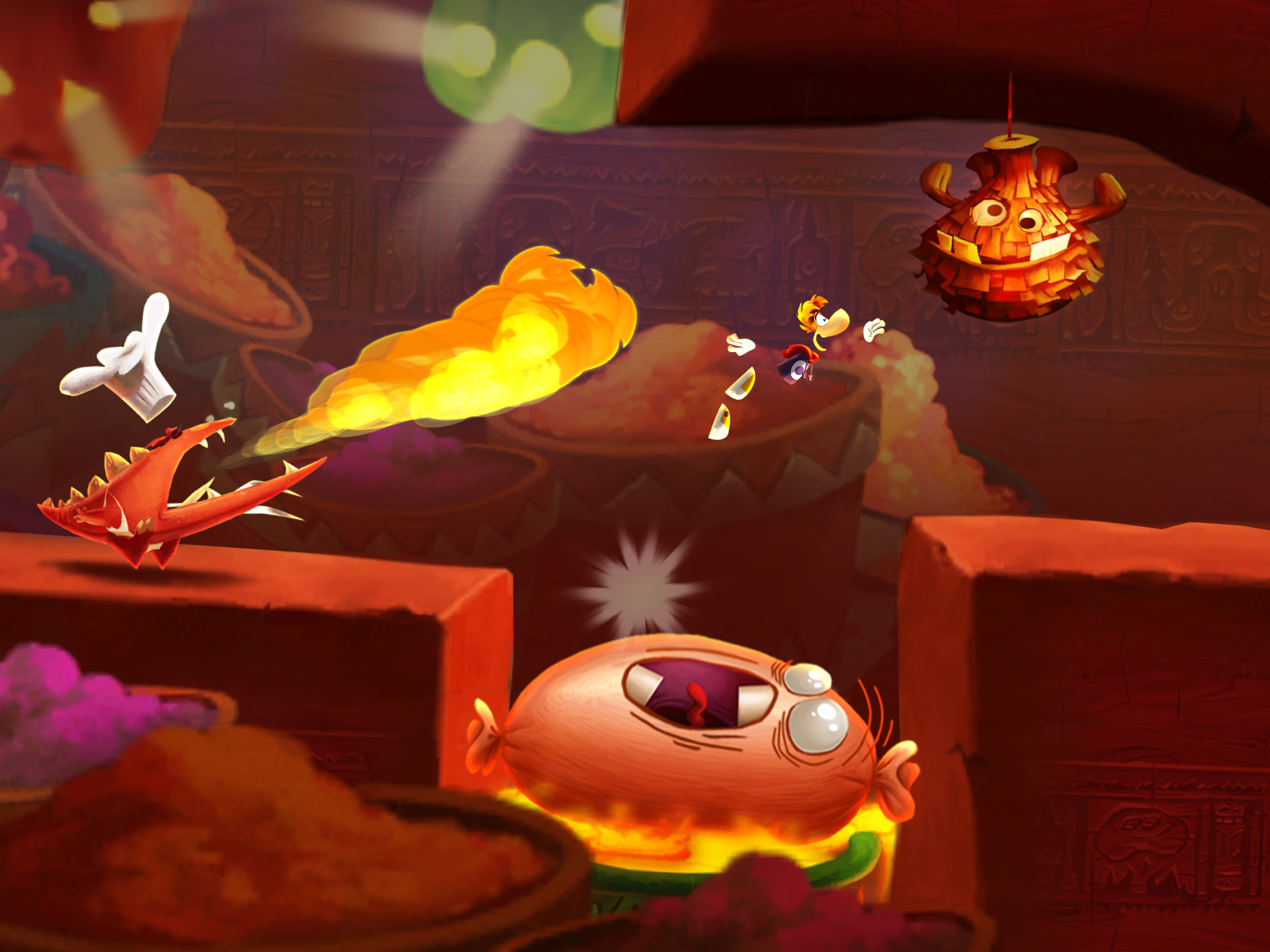 Скриншот из игры Rayman Fiesta Run - 13