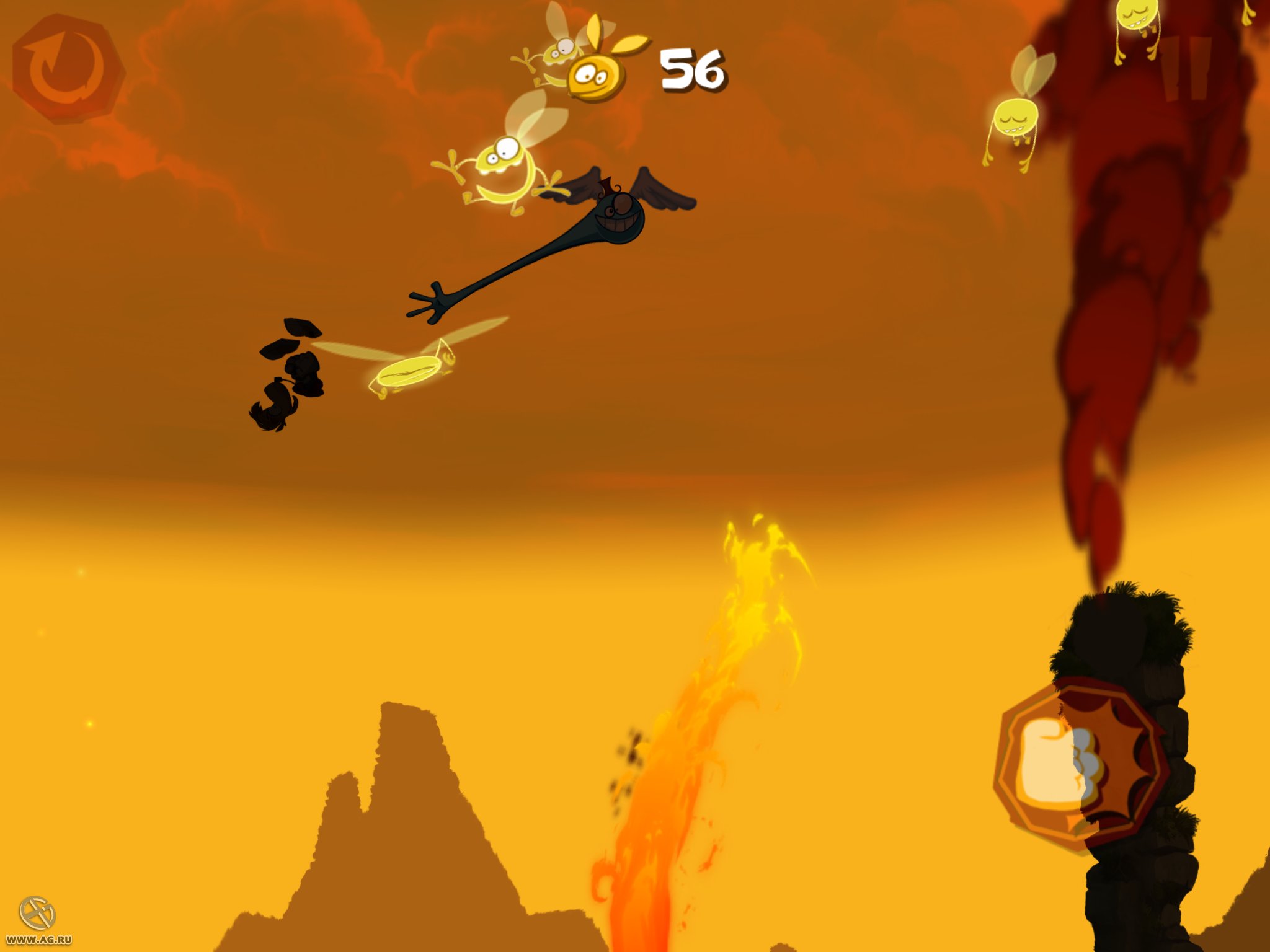 Скриншот из игры Rayman Jungle Run - 47