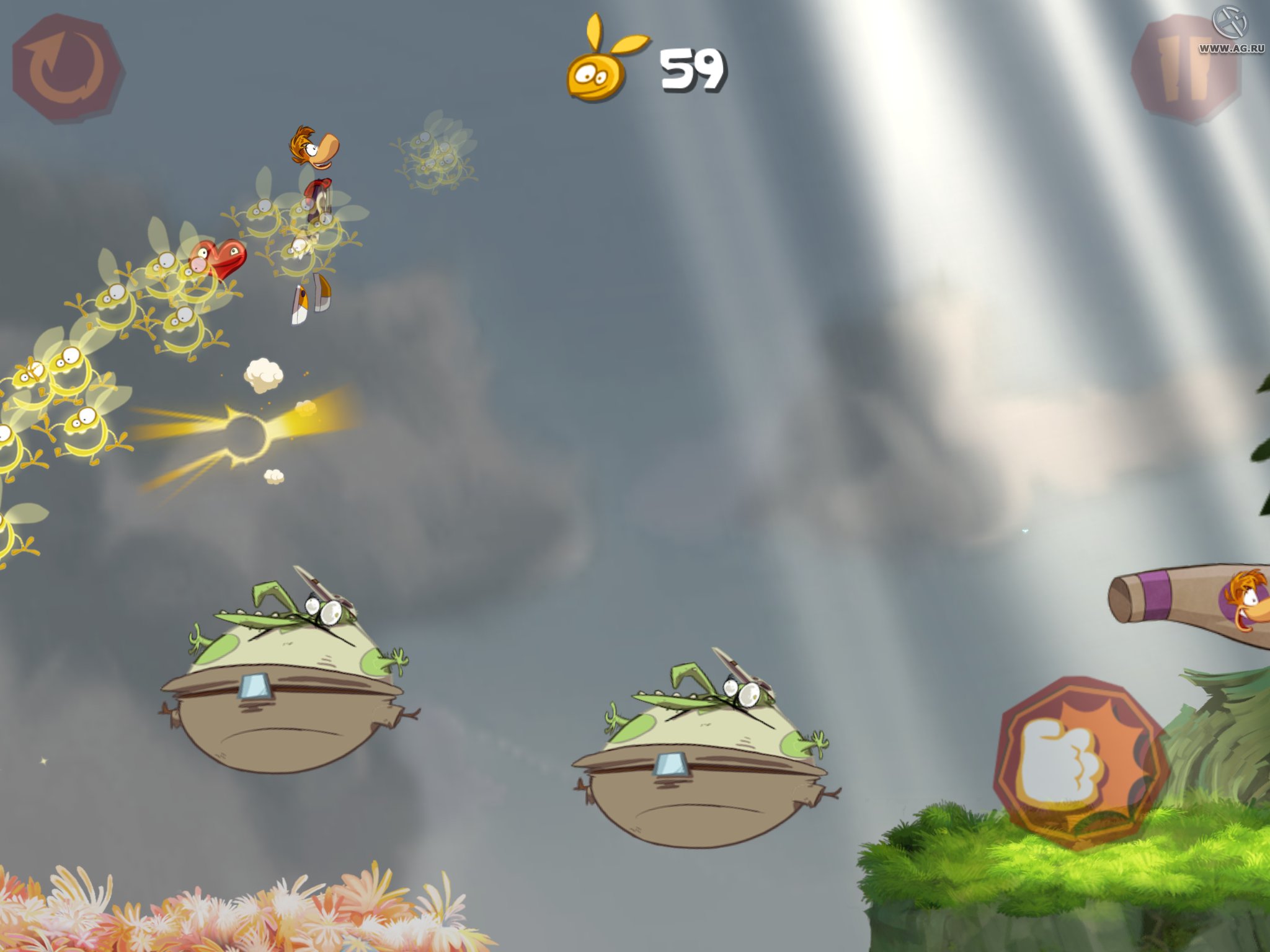 Скриншот из игры Rayman Jungle Run - 27