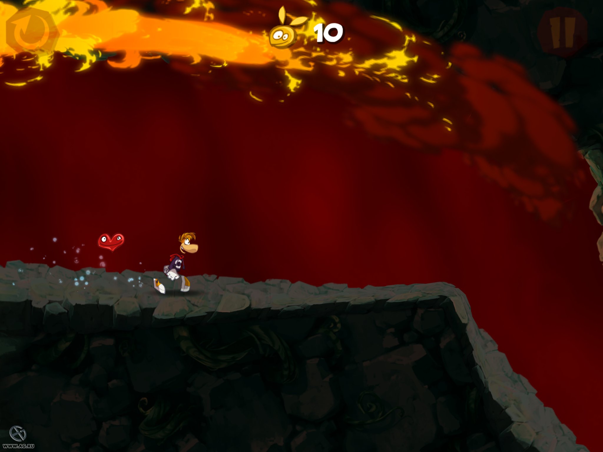 Скриншот из игры Rayman Jungle Run - 23