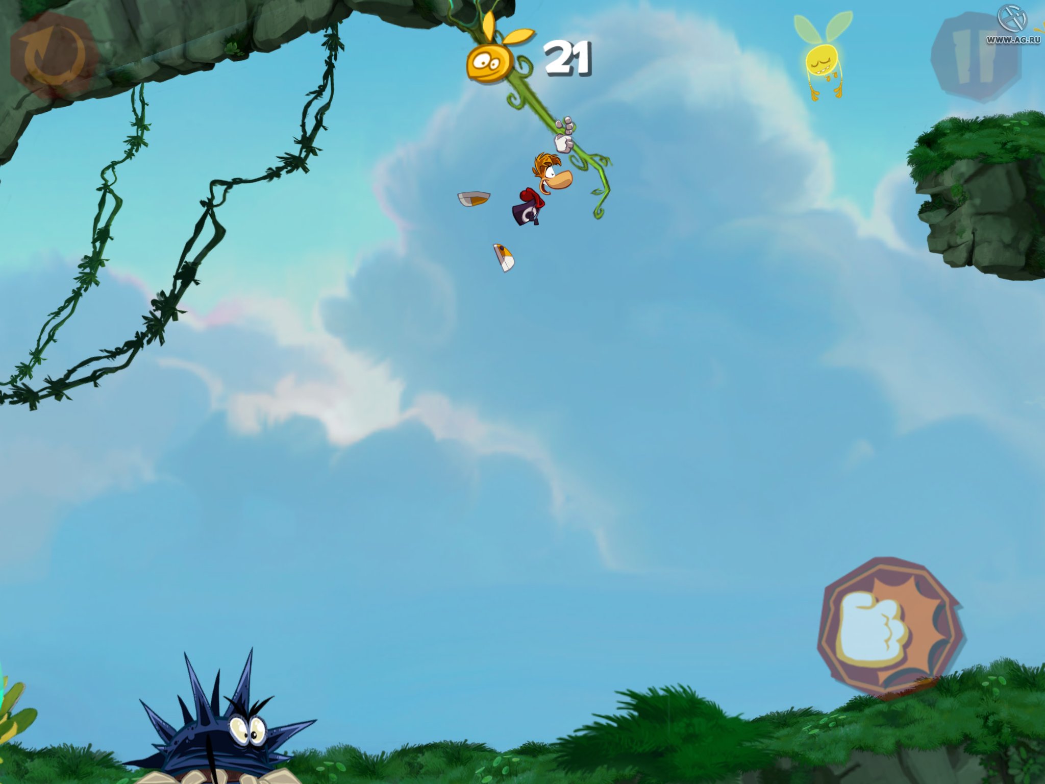 Скриншот из игры Rayman Jungle Run - 45