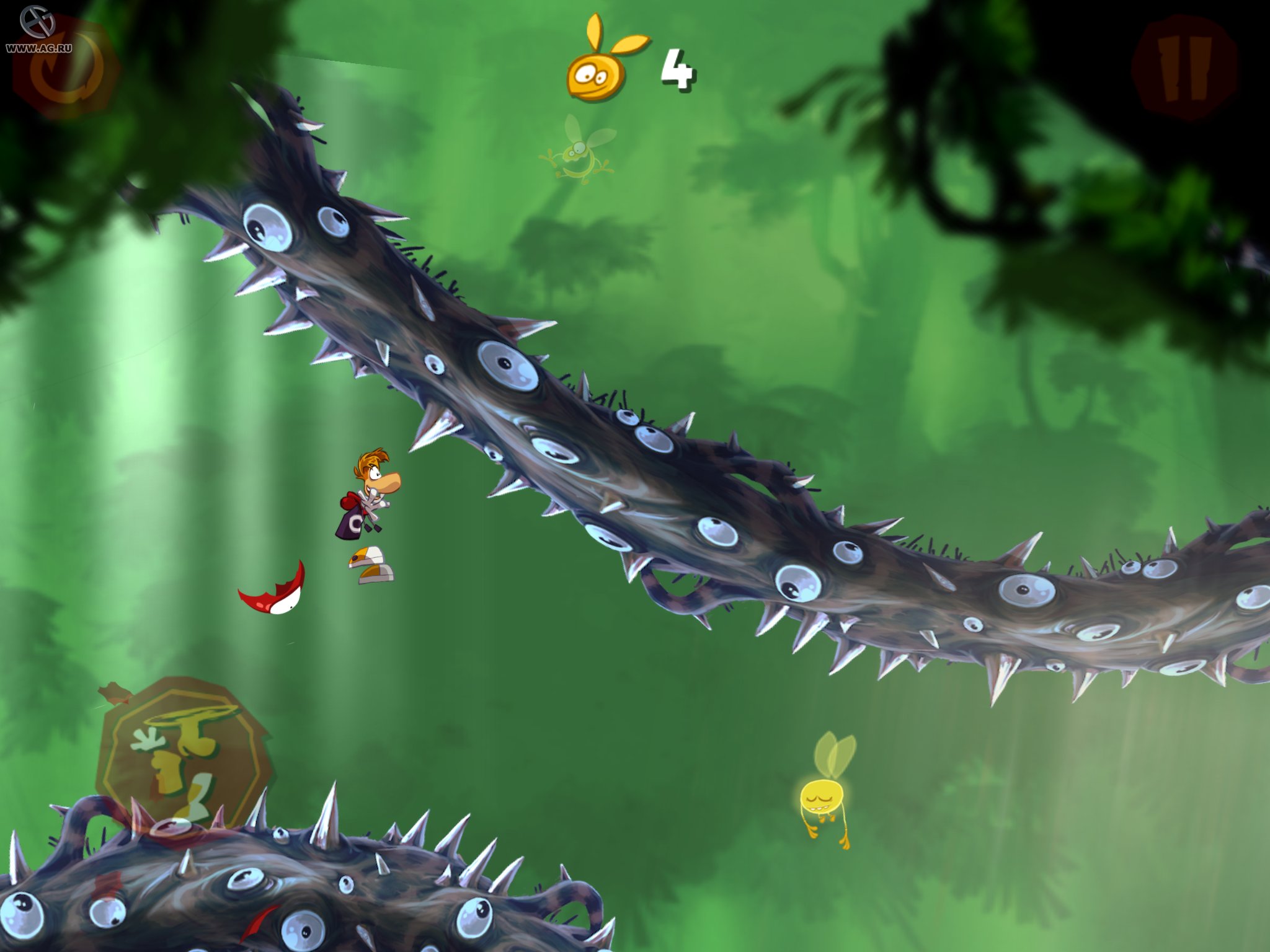 Скриншот из игры Rayman Jungle Run - 51