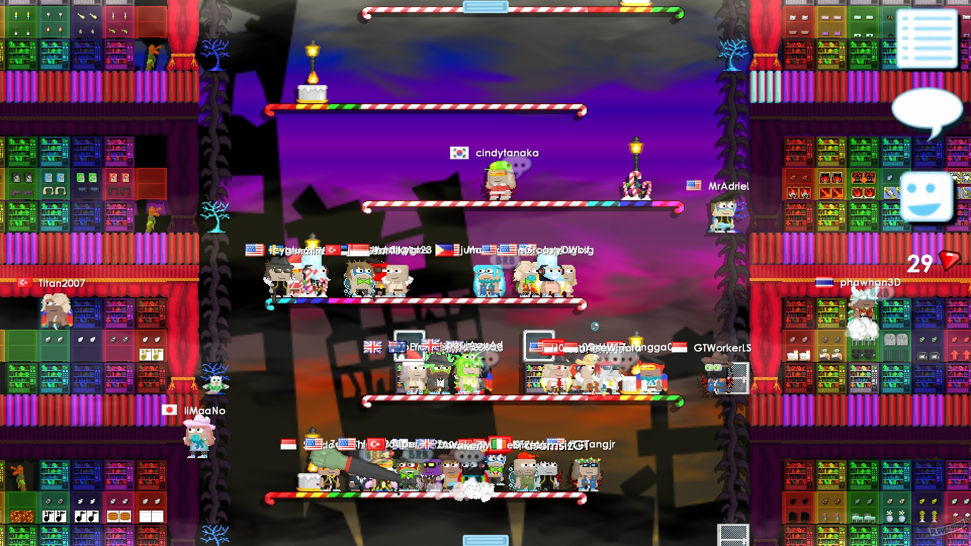 Скриншот из игры Growtopia - 2