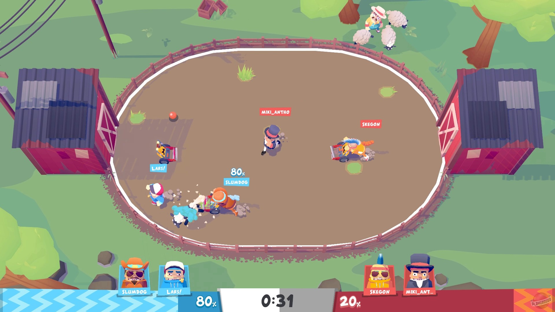 Скриншот из игры OddBallers - 7