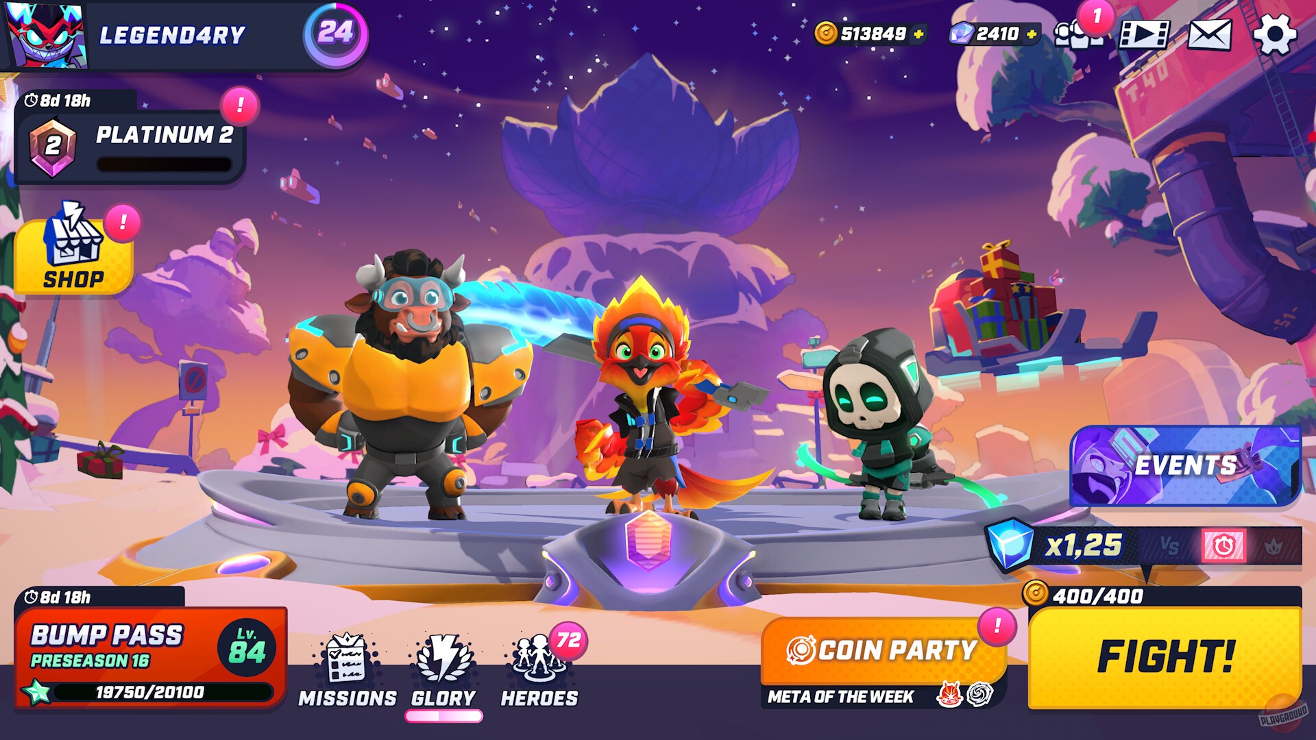 Скриншот из игры BUMP! Superbrawl - 3