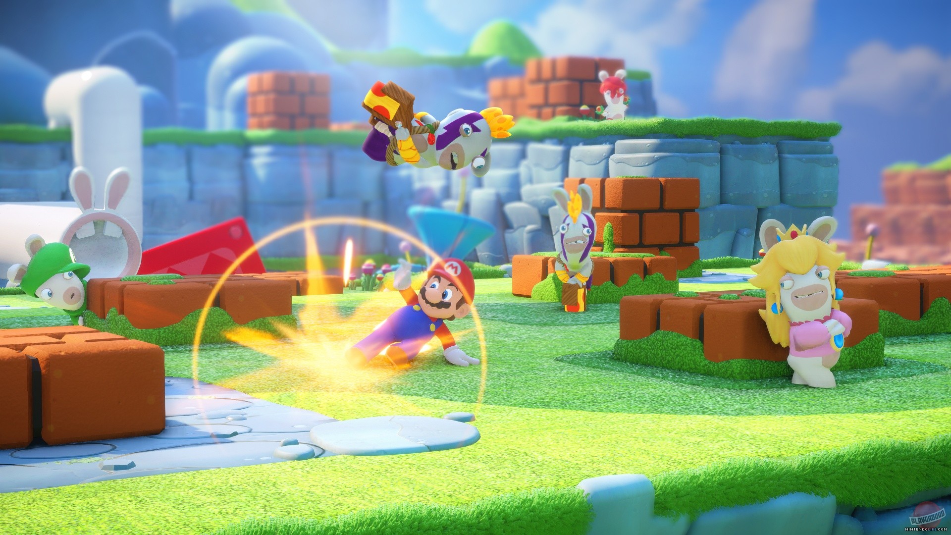Скриншот из игры Mario x Rabbids: Kingdom Battle - 3