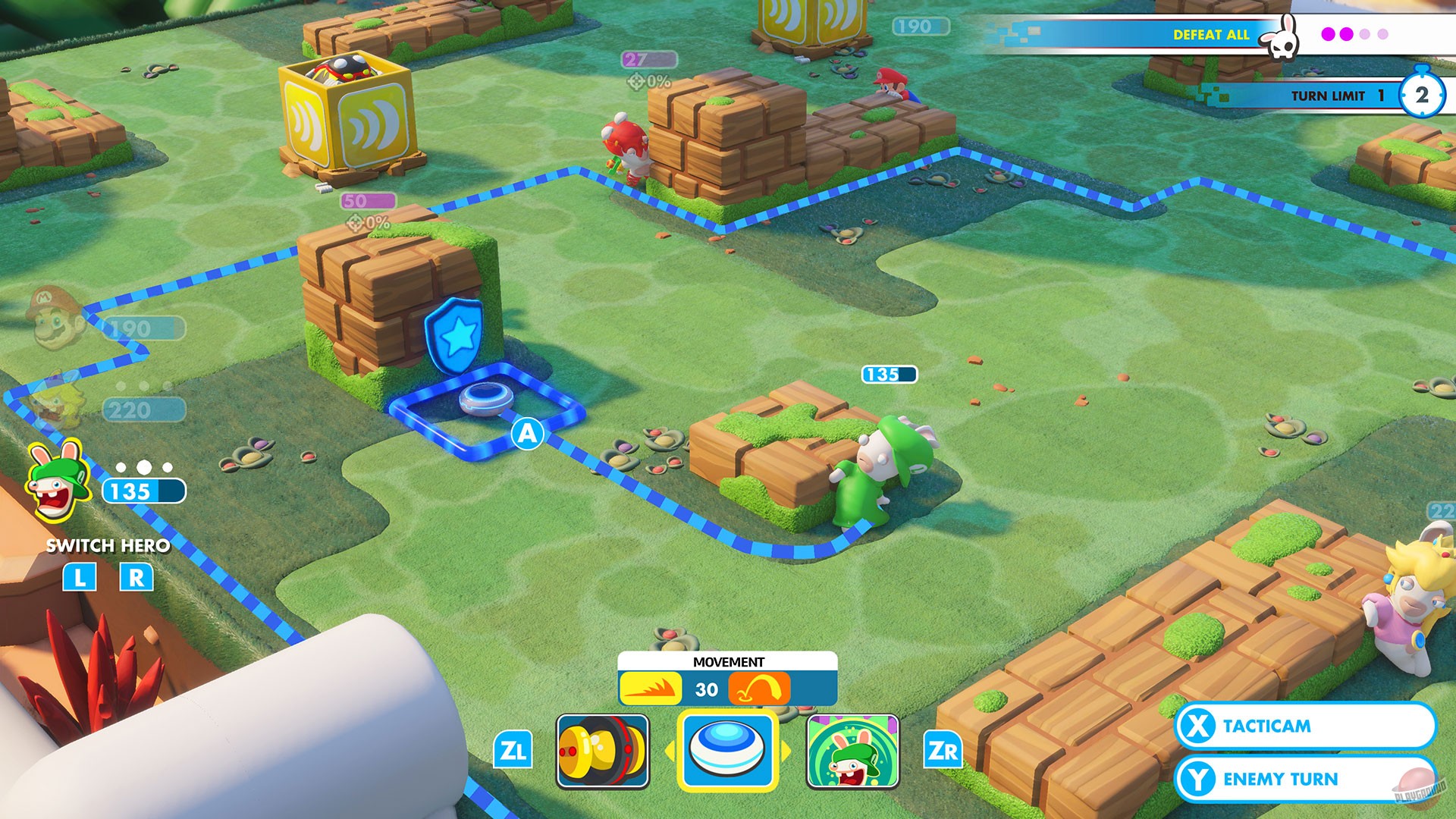 Скриншот из игры Mario x Rabbids: Kingdom Battle - 7