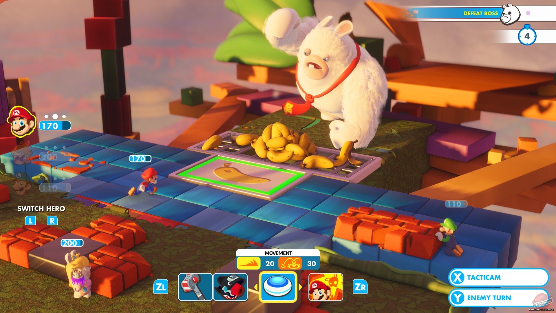 Скриншот из игры Mario x Rabbids: Kingdom Battle - 4