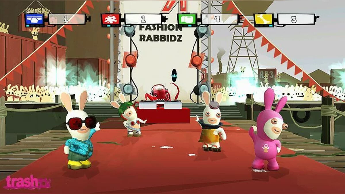Скриншот из игры Rayman Raving Rabbids TV Party - 2