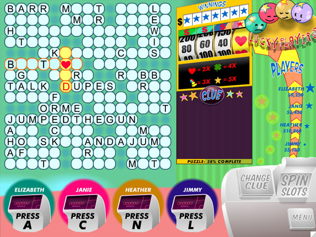 Скриншот из игры Pat Sajak's Lucky Letters Deluxe - 2