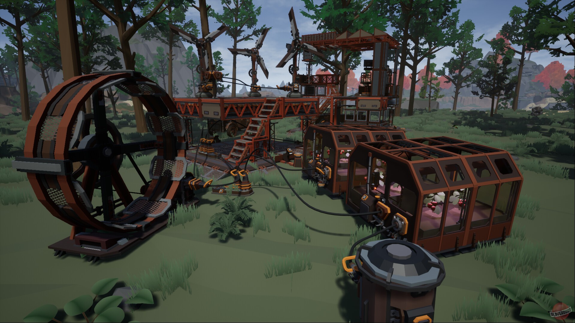 Скриншот из игры Trainfort - 2