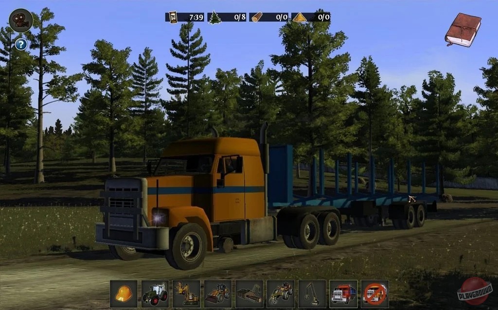 Скриншот из игры Woodcutter Simulator 2012 - 2