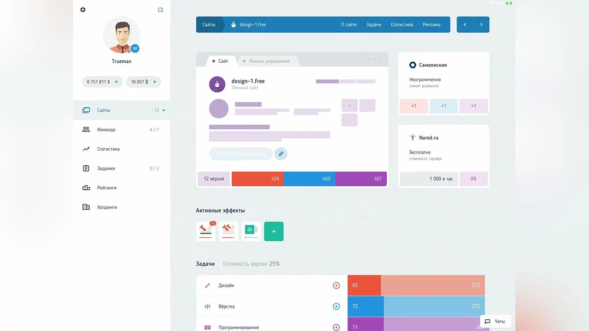 Скриншот из игры Web Tycoon - 4