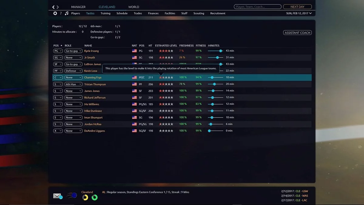 Скриншот из игры Pro Basketball Manager 2017 - 3